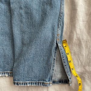 Abercrombie & Fitch Skinny High Rise Jean with Split Hem